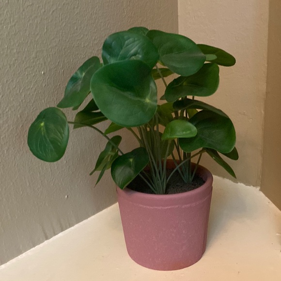 Hearth & Hand Faux Potted Plant with Green Leaves - Picture 2 of 5